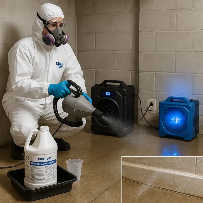 Sanitization and Odor Removal process in Spencer, WI